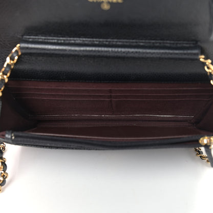 Chanel Caviar Quilted Wallet On Chain WOC Black 5 of 13