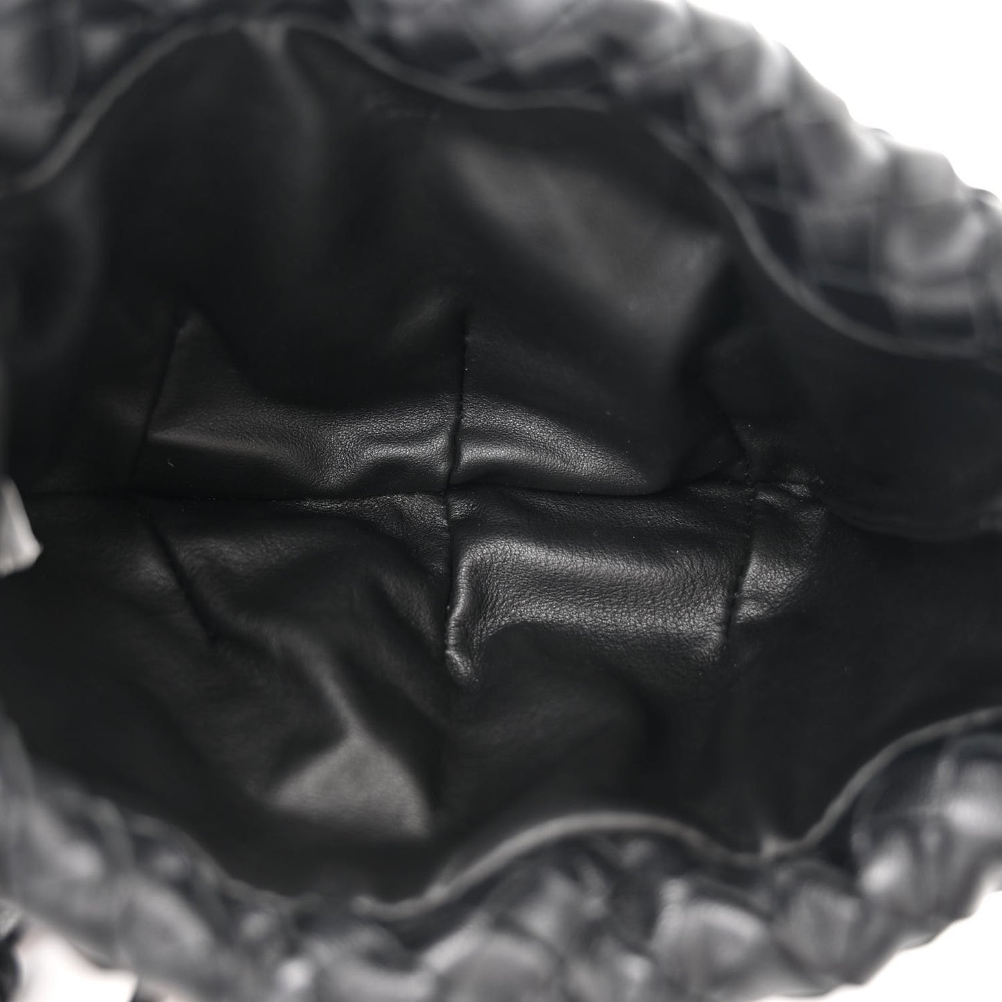 BOTTEGA VENETA Nappa Intrecciato Mini Bulb Black