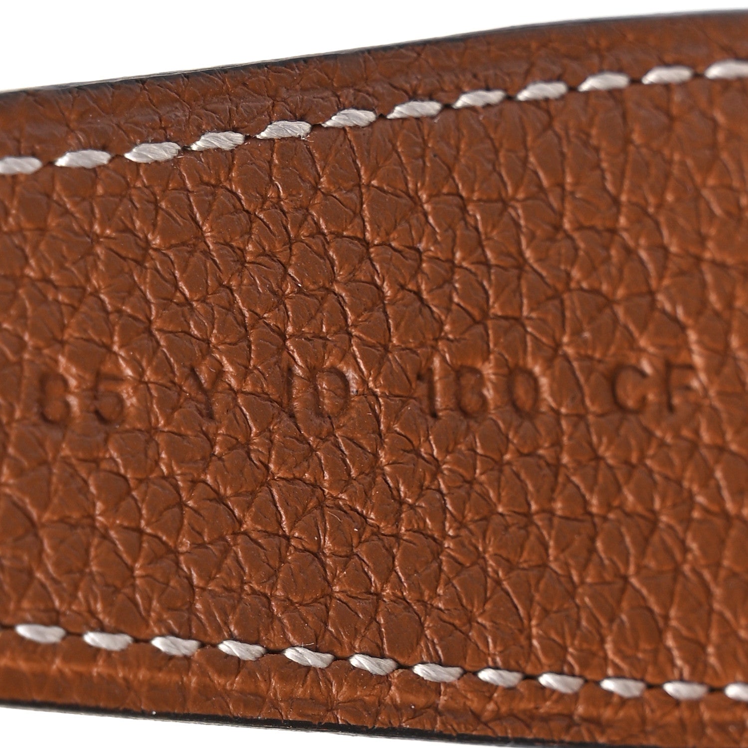 Hermes Box Togo 32mm H Belt 85 Black Gold 3 of 6