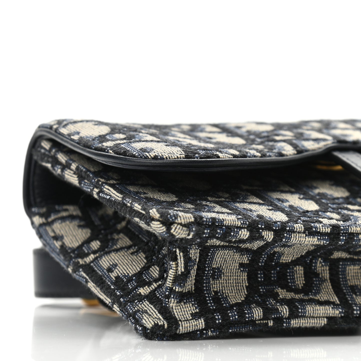 Oblique Saddle Belt Bag Blue
