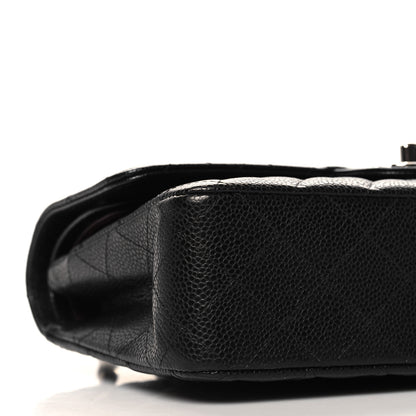 Chanel Caviar Quilted Medium Double Flap Black 9 of 11