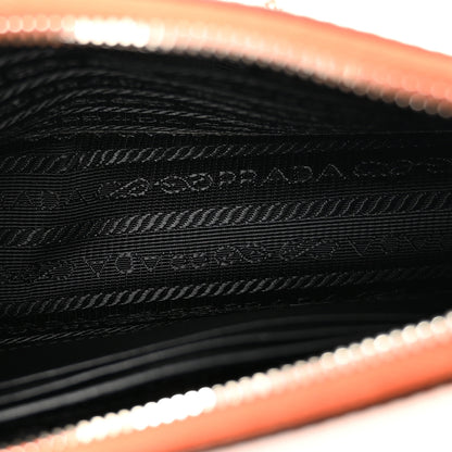 Prada Saffiano Vernice Chain Crossbody Bag Papaya 5 of 11