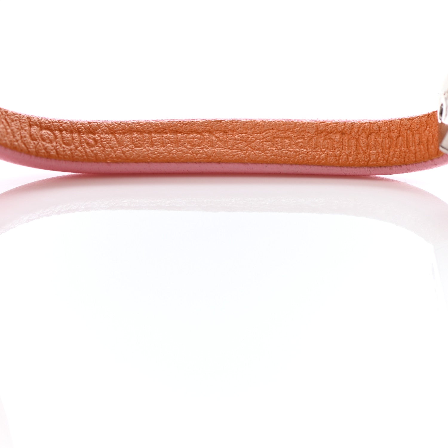 Louis Vuitton Calfskin Yummy LV Bracelet 17 Pink 4 of 4