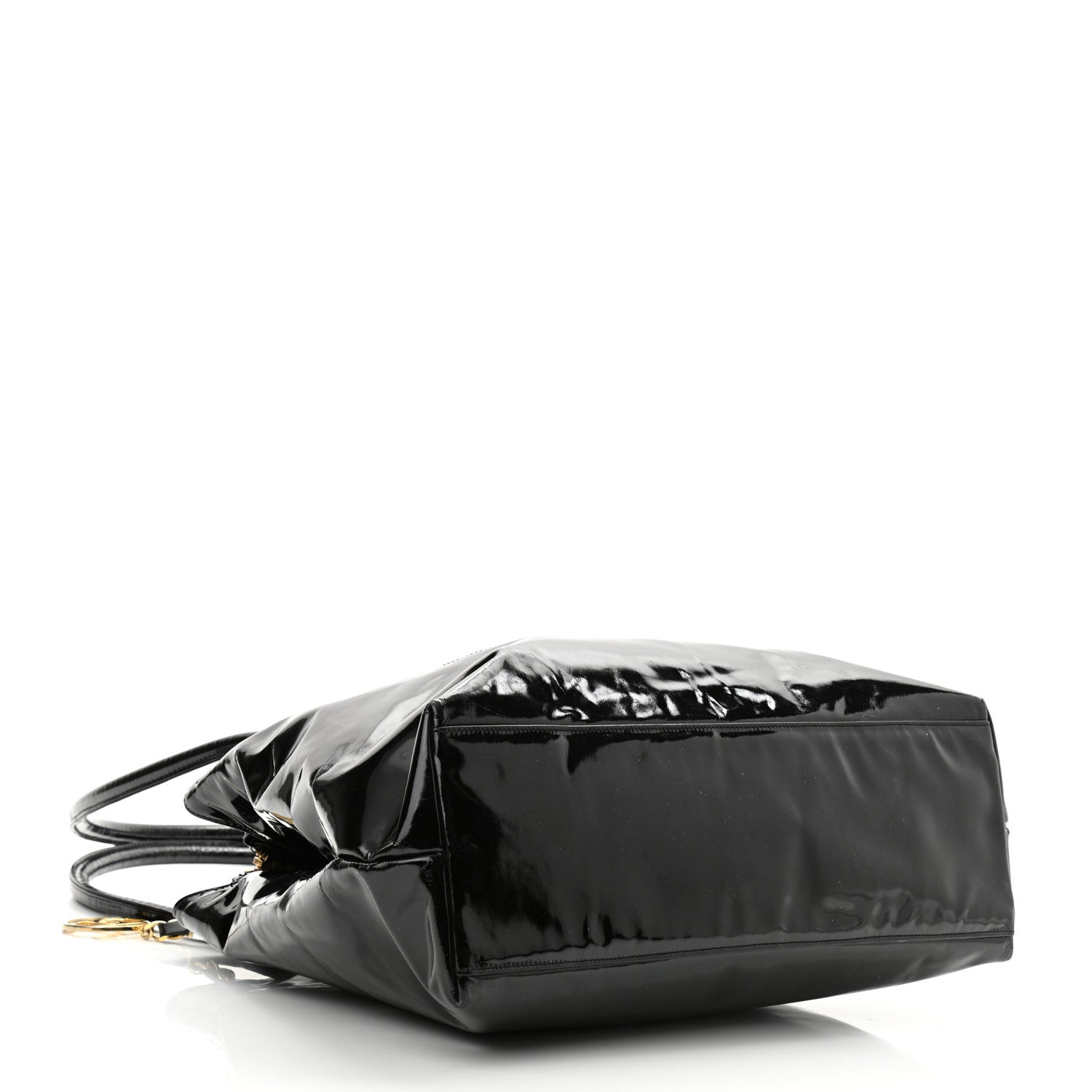 Chanel Patent CC Tote Black 4 of 12