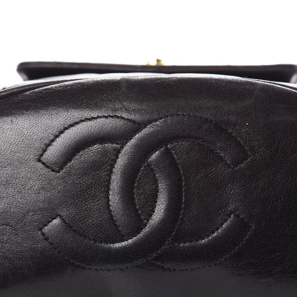 Chanel Lambskin Quilted Drawstring Backpack Black 15 of 18
