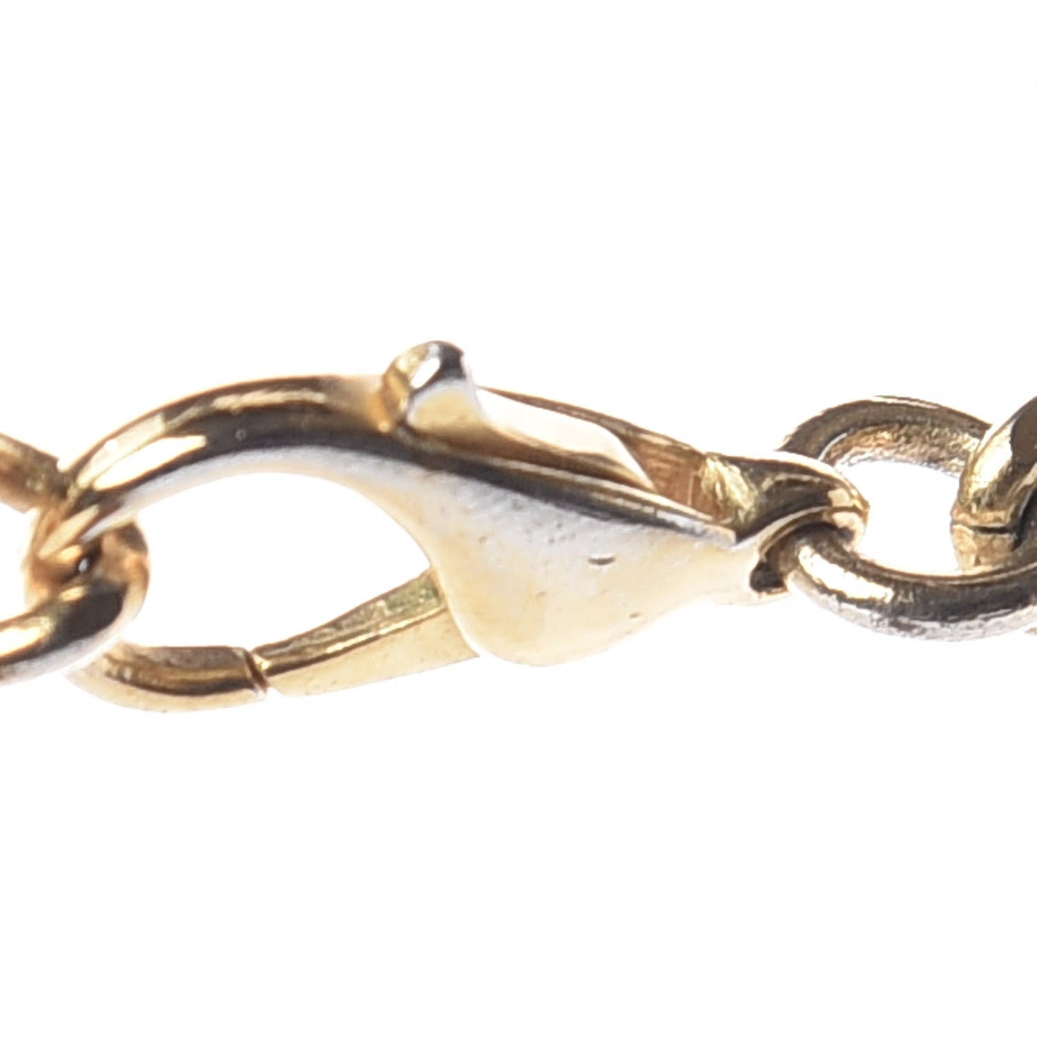 Chanel Crystal CC Necklace Pink Gold 4 of 6
