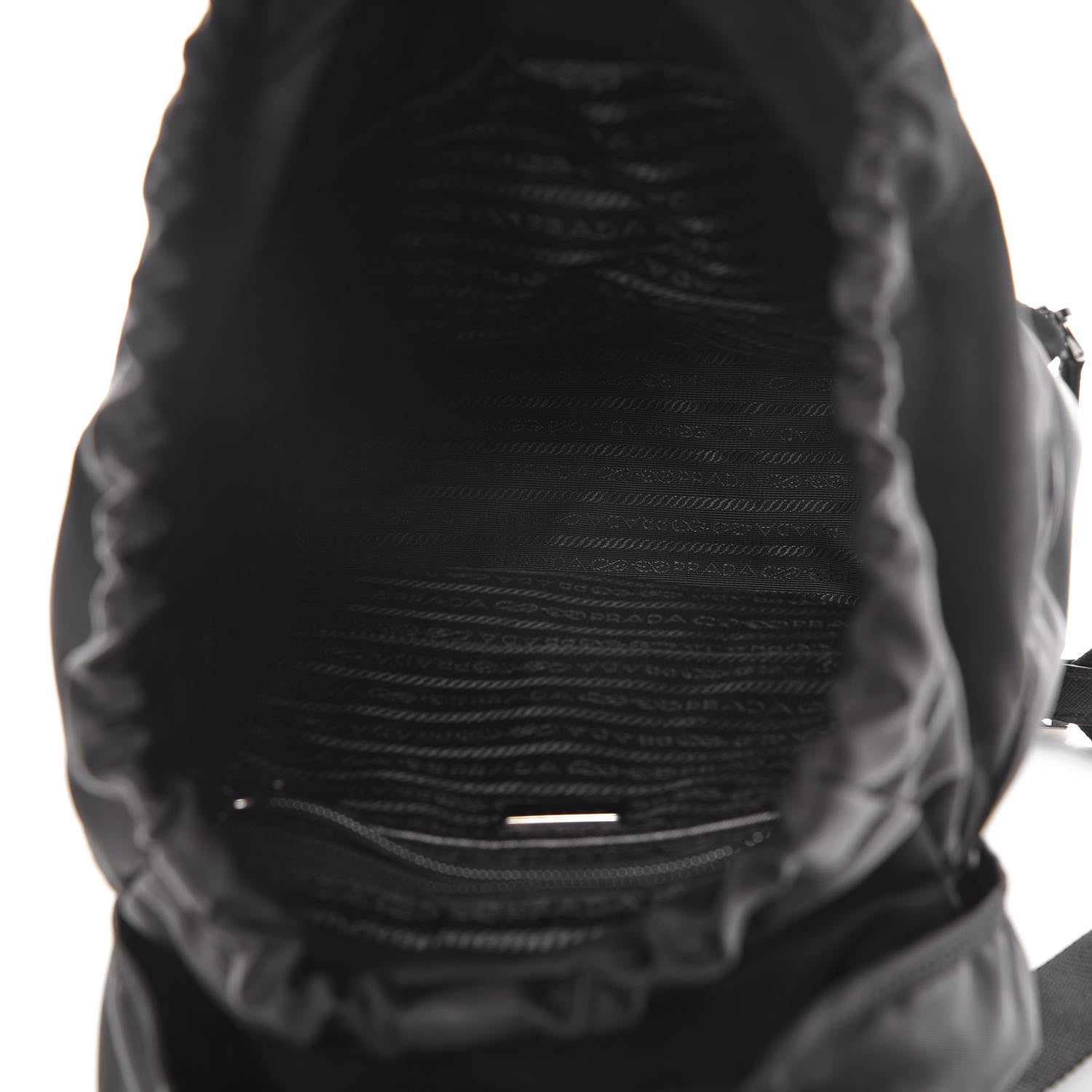 Prada Nylon Vela Double Buckle Backpack Black 5 of 6
