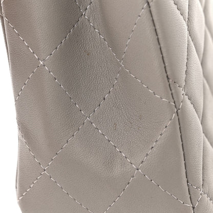Chanel Lambskin Quilted Mini Rectangular Flap Grey 11 of 11