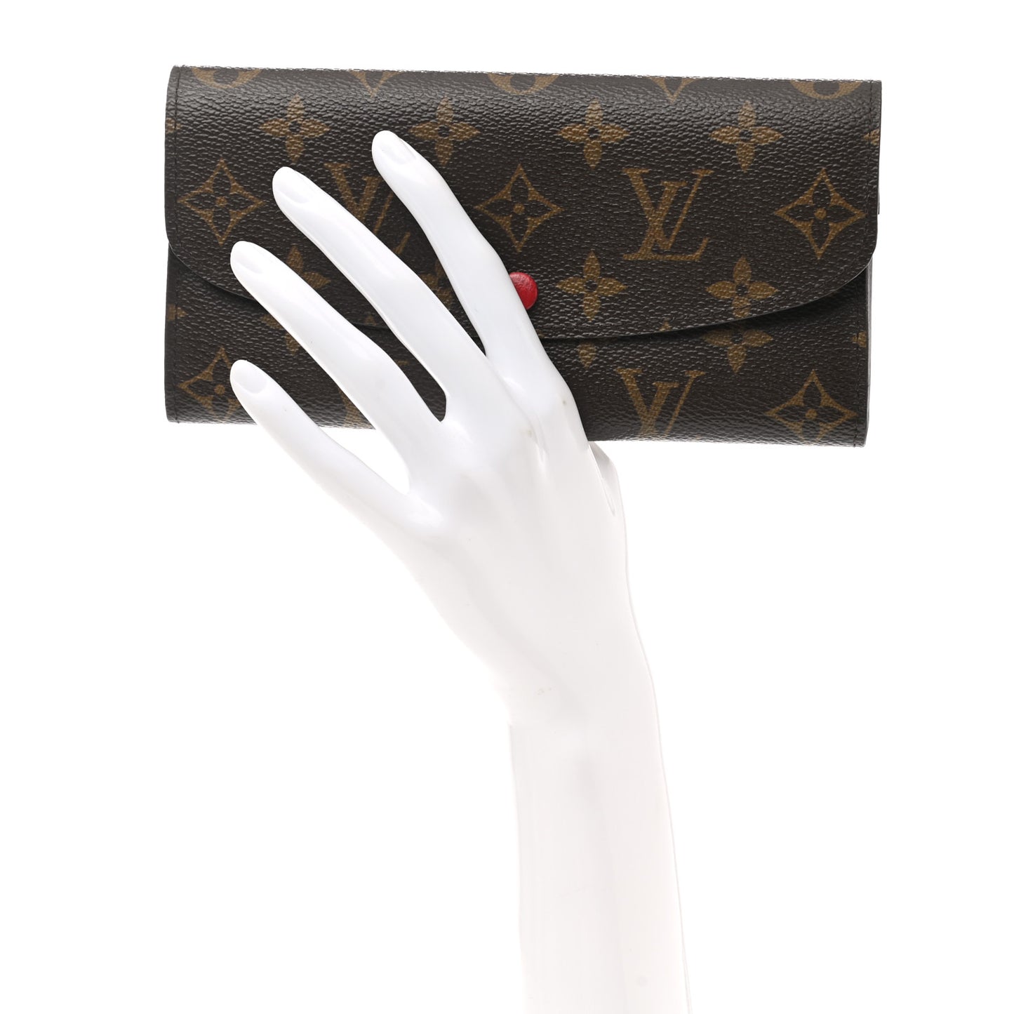 Monogram Emilie Wallet Rouge