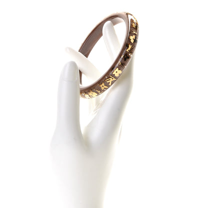 Louis Vuitton Resin Swarovski Medium Inclusion Bracelet PM Marron 2 of 4