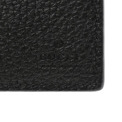 Gucci Piuma Calfskin Jumbo GG Embossed Card Case Black 6 of 7