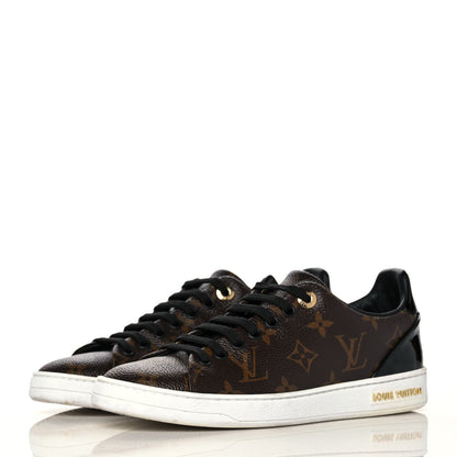 Louis Vuitton Patent Monogram Frontrow Sneakers 36 3 of 9