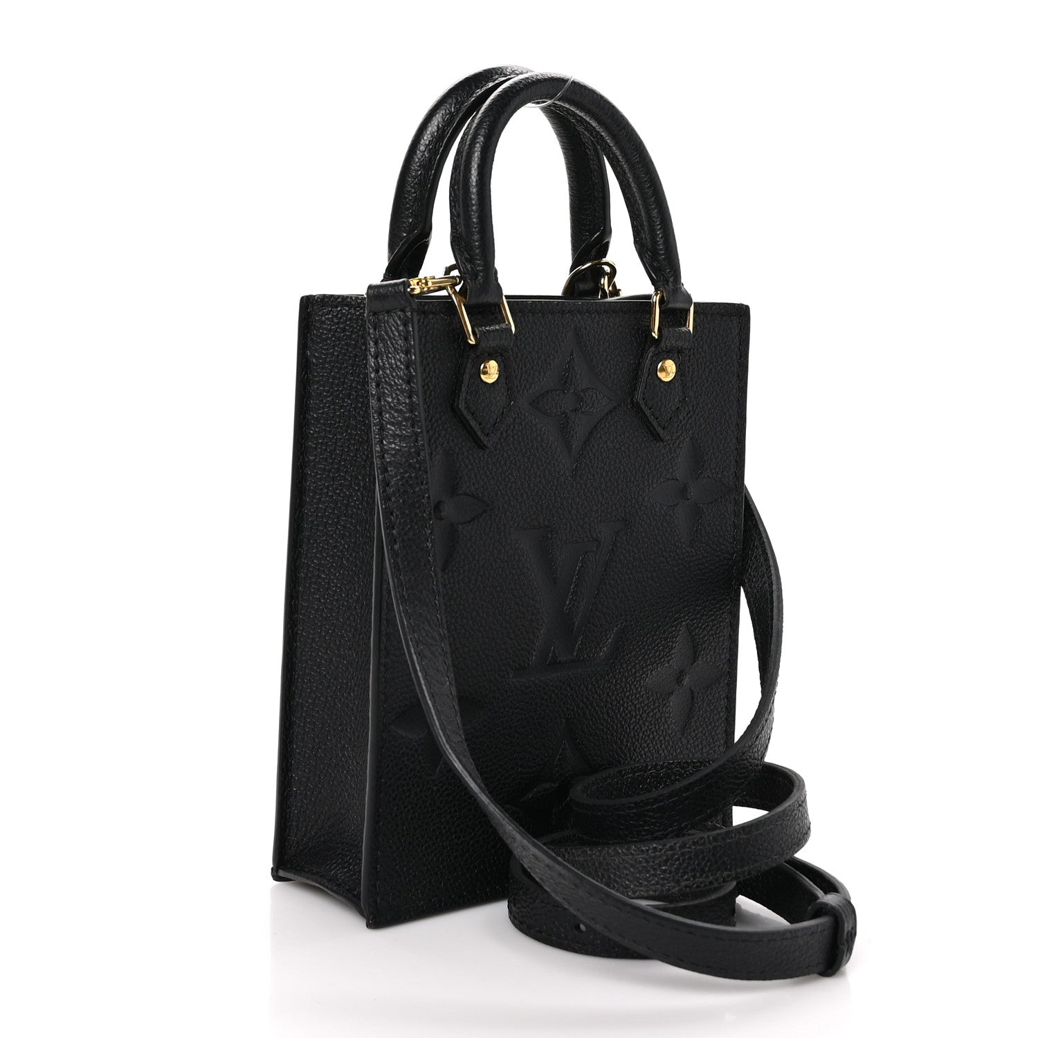 Louis Vuitton Empreinte Monogram Giant Petit Sac Plat Black 3 of 9