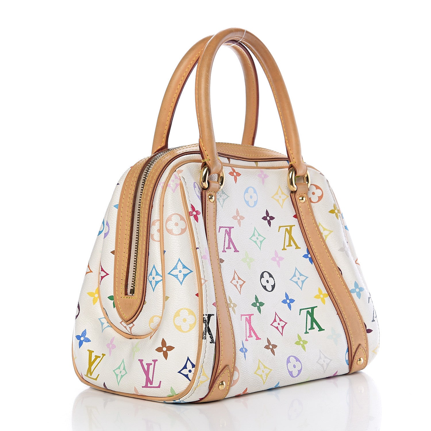 Louis Vuitton Monogram Multicolor Priscilla White 2 of 11