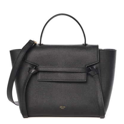 Celine Grained Calfskin Micro Belt Bag Black 1 of 12