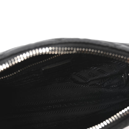 Prada Nylon Tessuto Impuntu Quilted Crossbody Bag Black 5 of 10