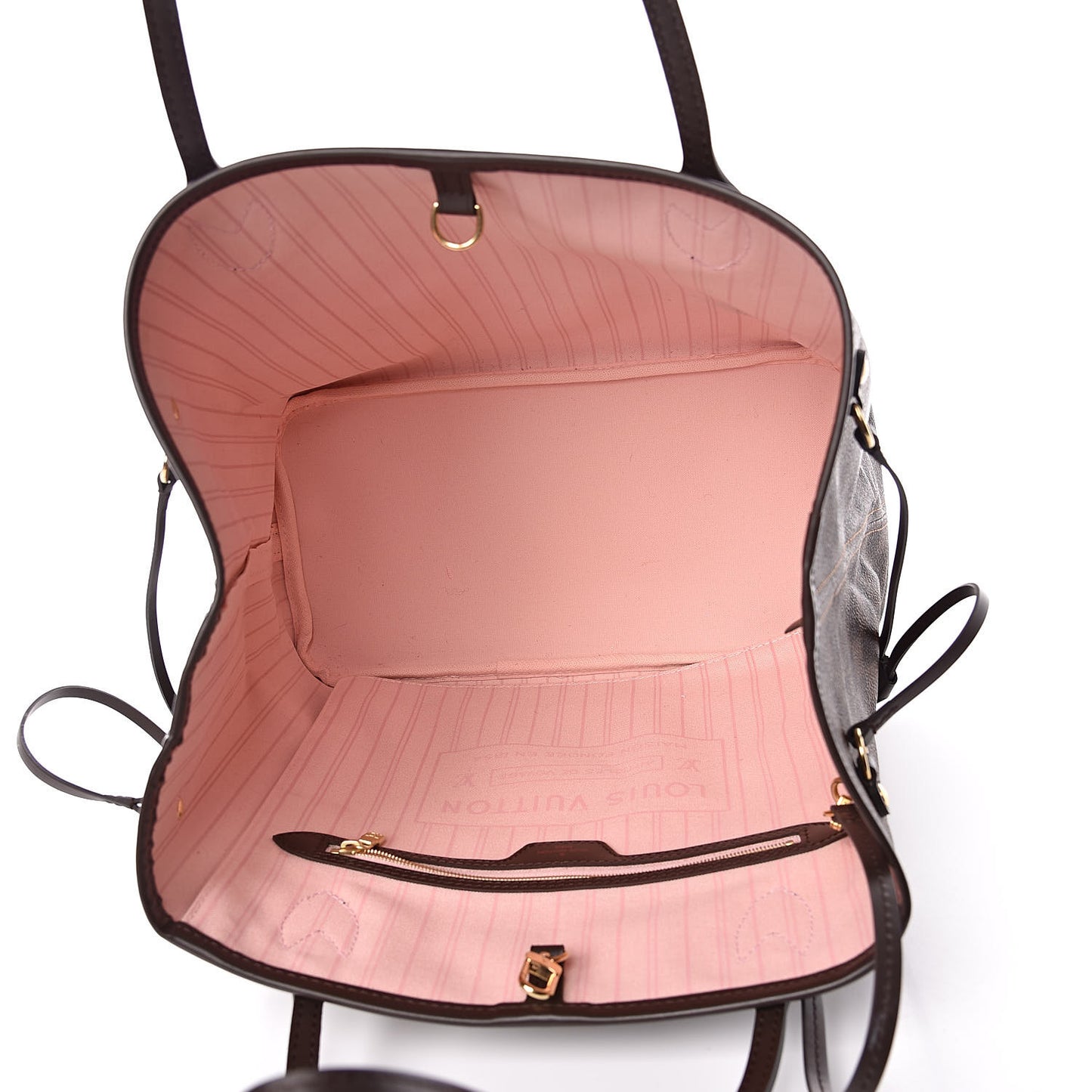 Damier Ebene Neo Neverfull MM Rose Ballerine