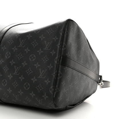 Louis Vuitton Monogram Eclipse Keepall Bandouliere 55 9 of 12