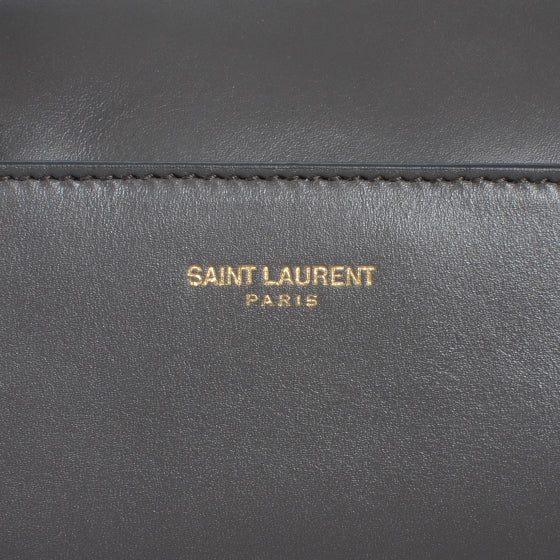 SAINTLAURENTLeatherClassicDuffle6BagGray