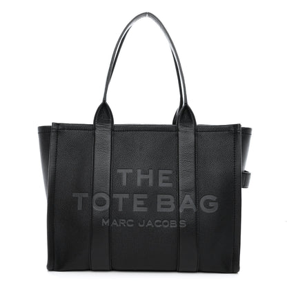 Marc Jacobs Grained Calfskin Large The Tote Bag Black 1 of 14