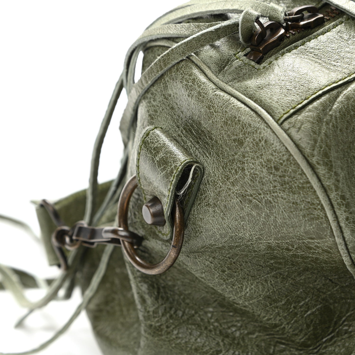 Balenciaga Agneau Classic Hardware Twiggy Vert Thyme 11 of 12