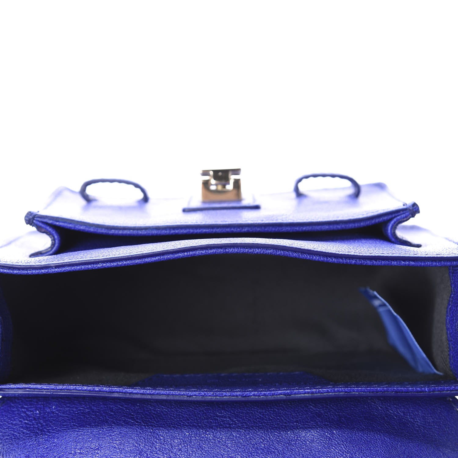 Proenza Schouler Lambskin Micro PS1 Satchel Sapphire 5 of 9