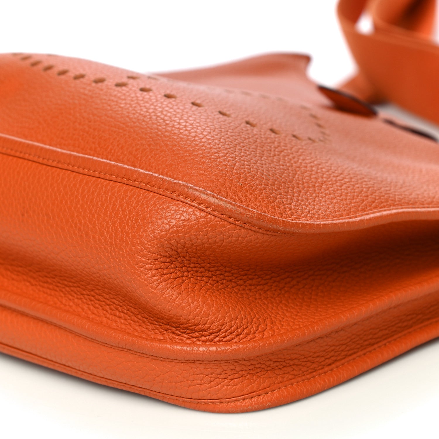 Hermes Taurillon Clemence Evelyne III GM Orange 8 of 19