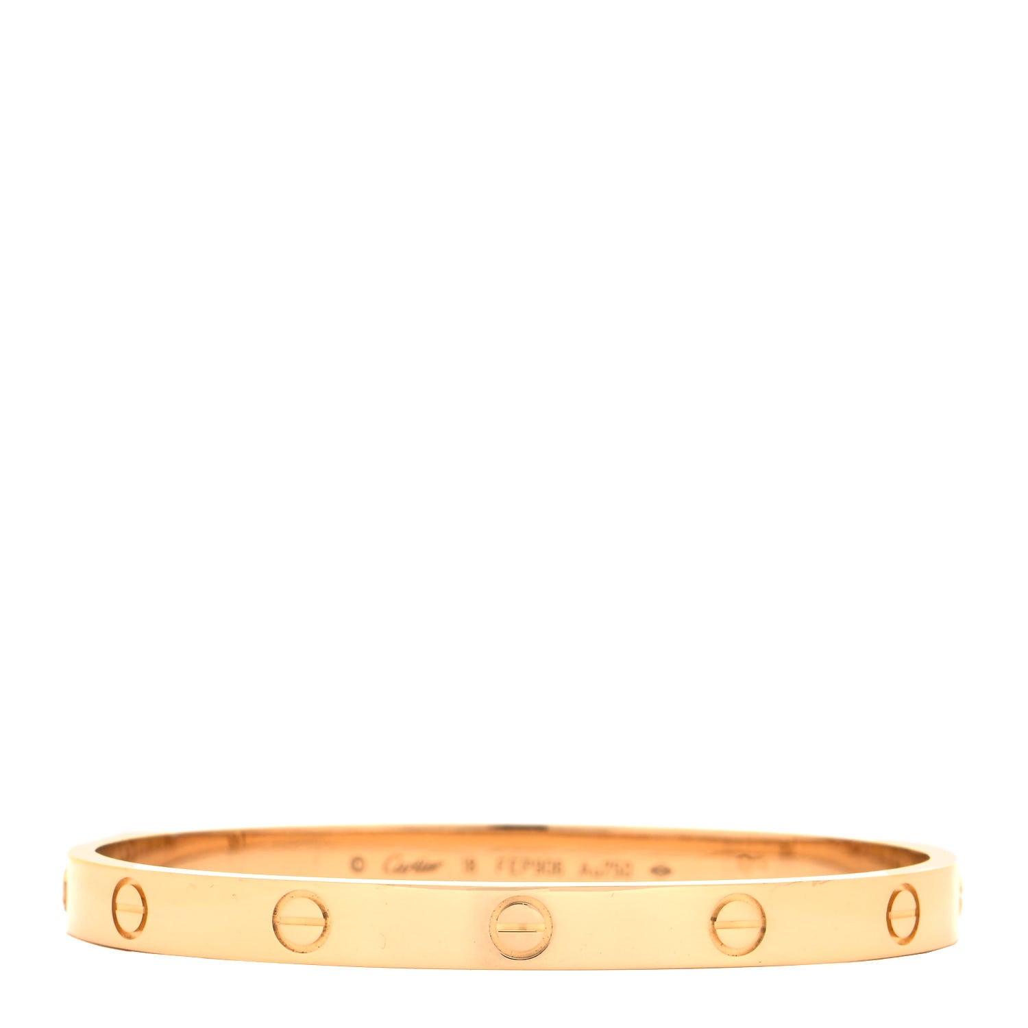 Cartier 18K Yellow Gold LOVE Bracelet 18 1 of 6