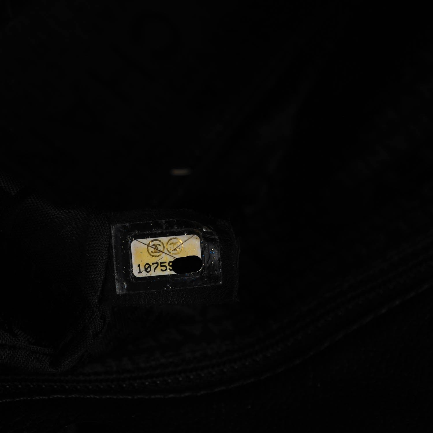 Chanel Calfskin Mademoiselle Lock Cerf Shopper Tote Black 8 of 8