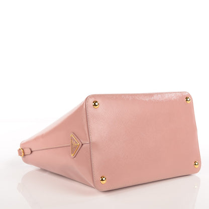 Prada Saffiano Vernice Turn Lock Tote Orchidea 4 of 10