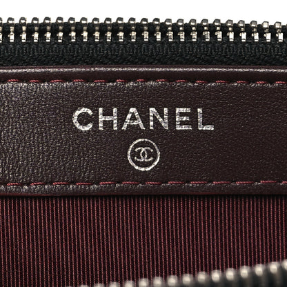 Chanel Lambskin Quilted Small Clutch With Chain Black 7 of 11