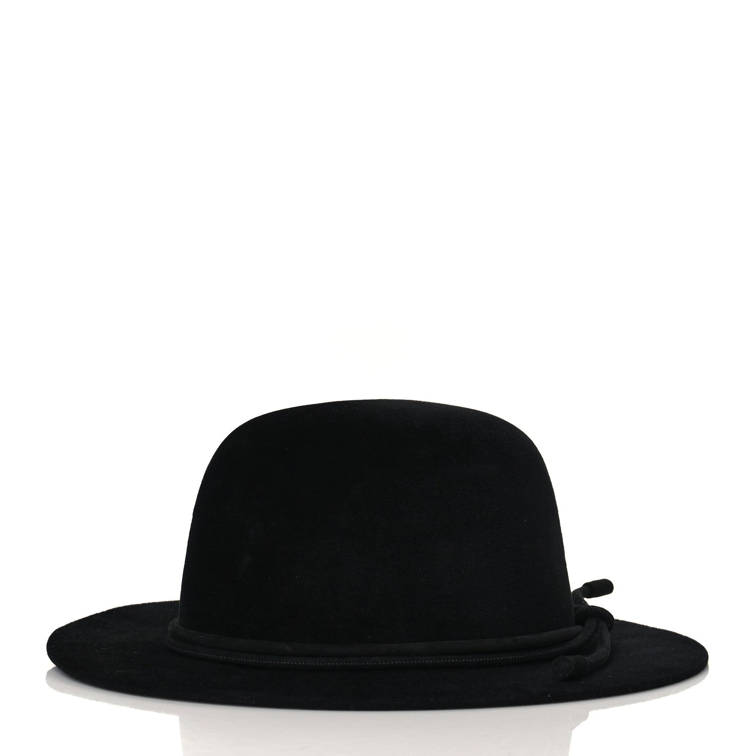Hermes Rabbit Felt Vicky Hat 59 Black 4 of 8