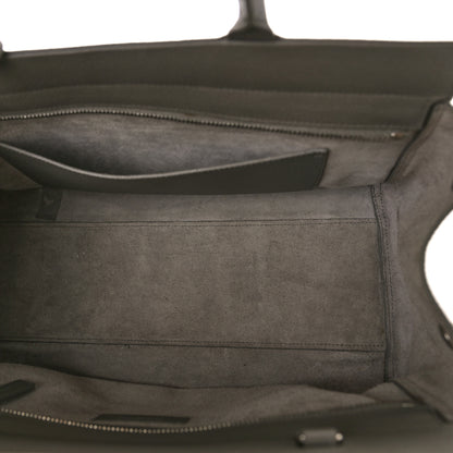 Saint Laurent Grained Calfskin Small Cabas Rive Gauche Fog 5 of 13