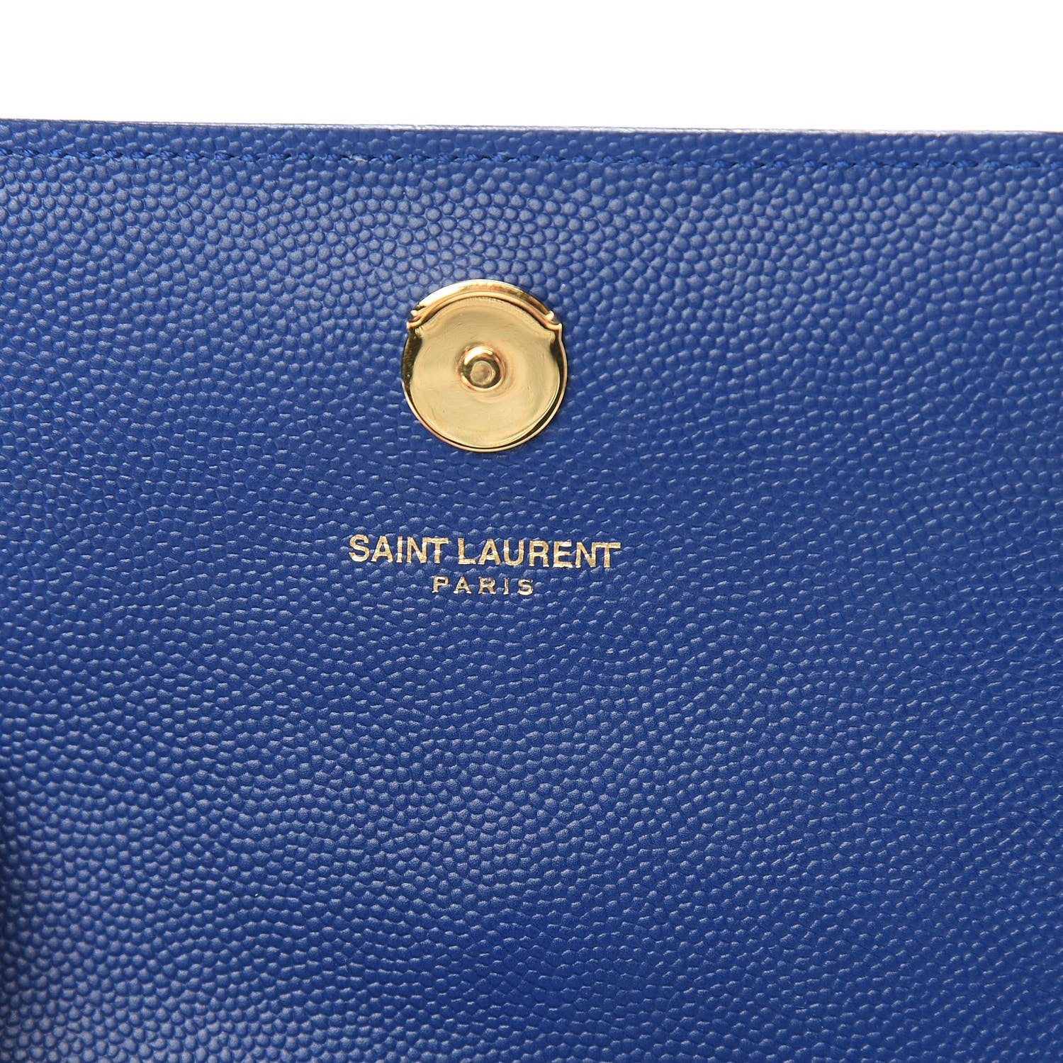 Saint Laurent Grain De Poudre Small Classic Monogram Kate Satchel Royal Blue 6 of 10