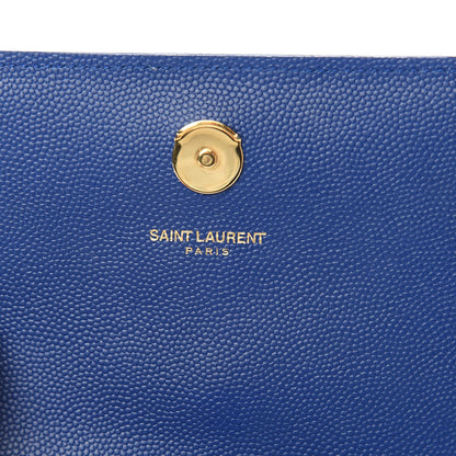 Saint Laurent Grain De Poudre Small Classic Monogram Kate Satchel Royal Blue 6 of 10