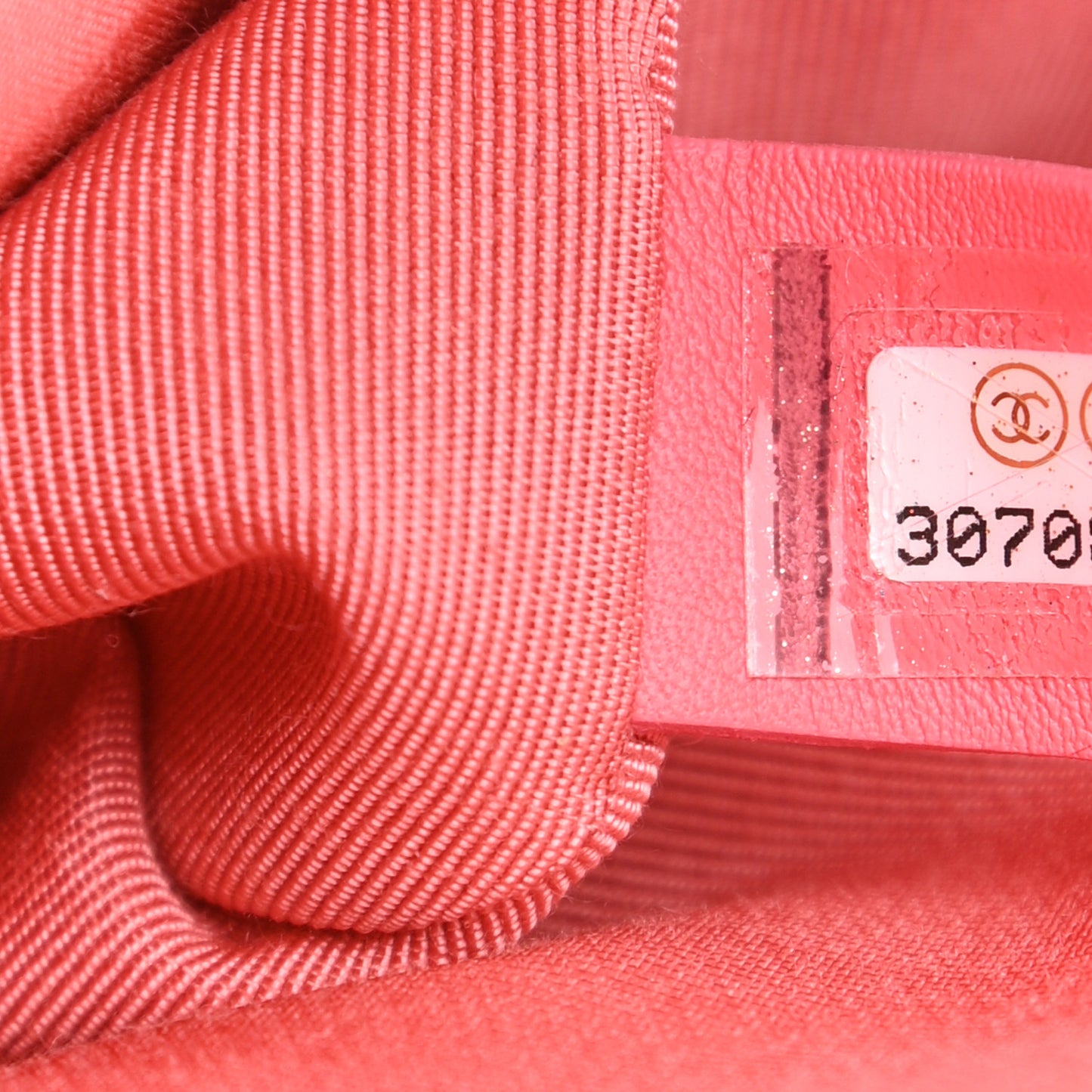 Sequin Quilted Medium Chanel 19 Flap Coral