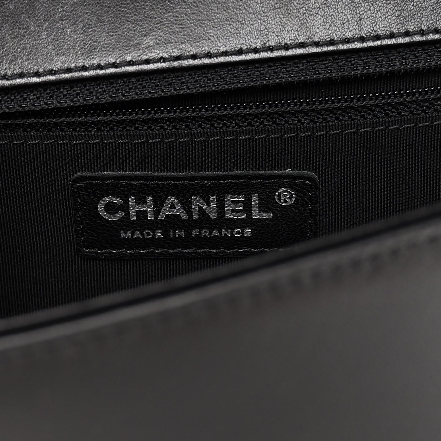 Lambskin Quilted New Medium Boy Flap Black