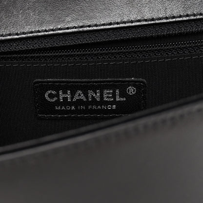 Chanel Lambskin Quilted New Medium Boy Flap Black 6 of 9