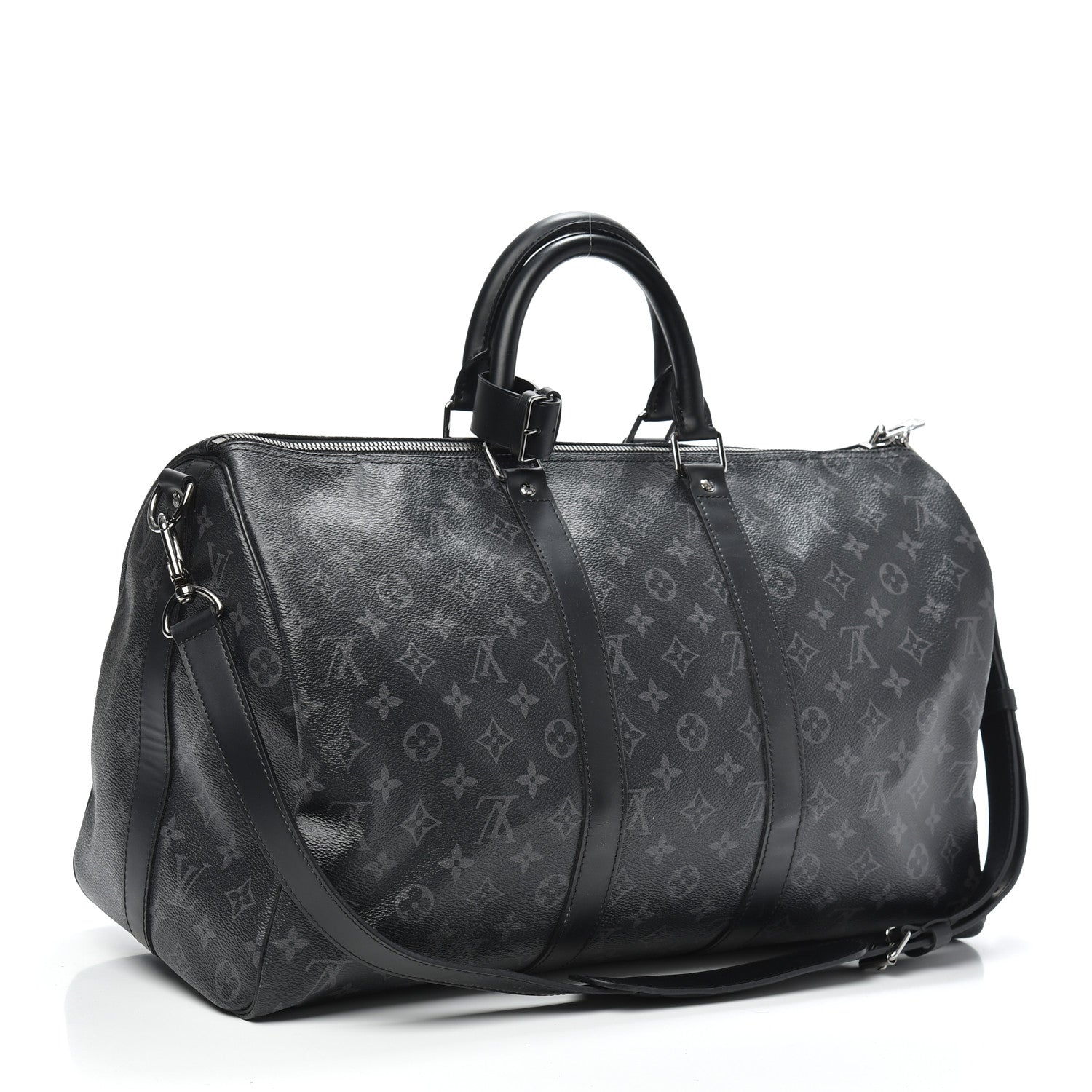 Louis Vuitton Monogram Eclipse Keepall Bandouliere 45 2 of 10