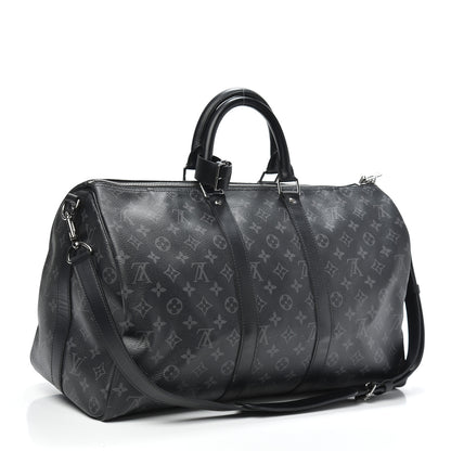 Louis Vuitton Monogram Eclipse Keepall Bandouliere 45 2 of 10