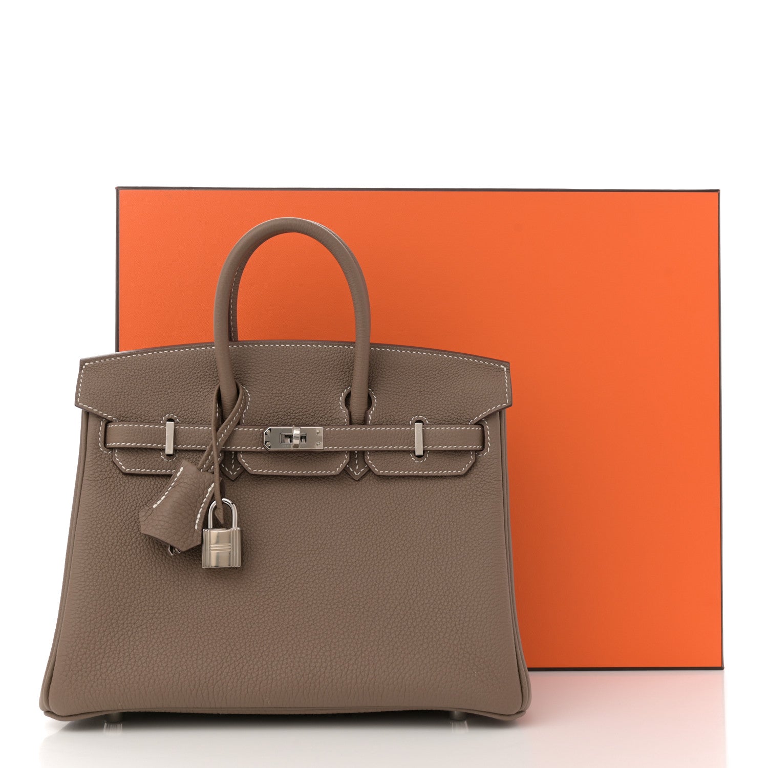 Hermes Togo Birkin 25 Etoupe 11 of 11