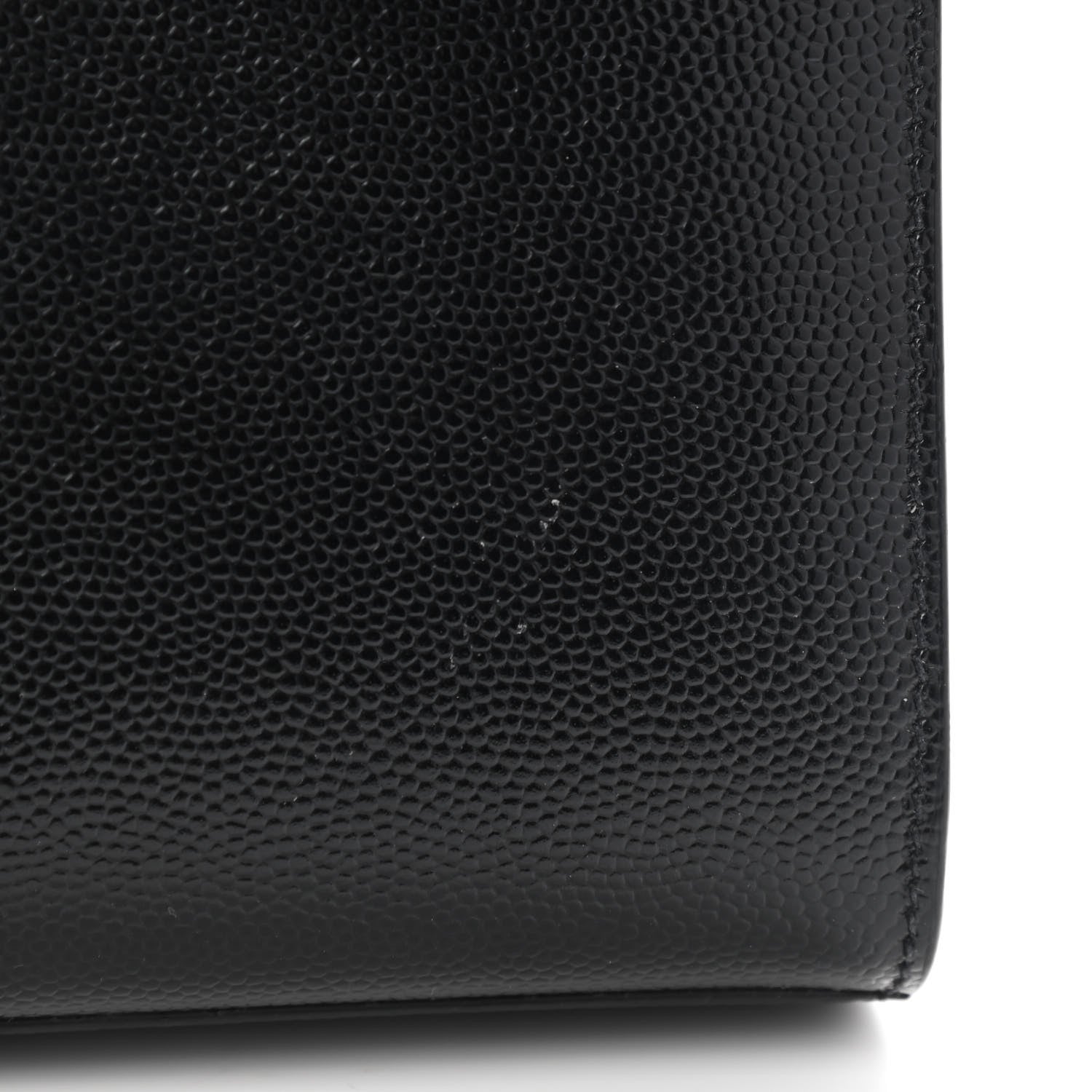 Saint Laurent Grain De Poudre Monogram Cassandre Clutch Black 8 of 8