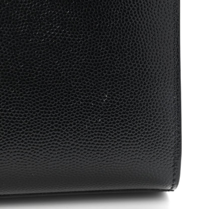 Saint Laurent Grain De Poudre Monogram Cassandre Clutch Black 8 of 8