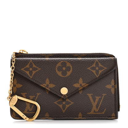 Louis Vuitton Monogram Recto Verso Card Holder Black 1 of 12