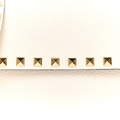 Valentino Garavani Grainy Calfskin Rockstud Crossbody Pouch Light Ivory 6 of 10