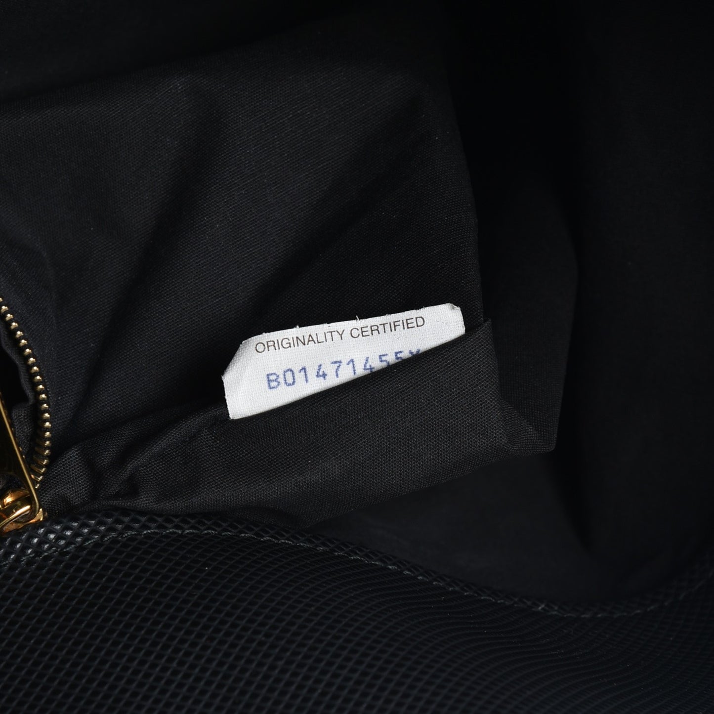 Rubberized Canvas Large Marco Polo Tote Black