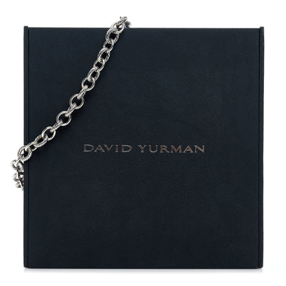 David Yurman Sterling Silver 10mm Medium Oval Link Necklace 3 of 5