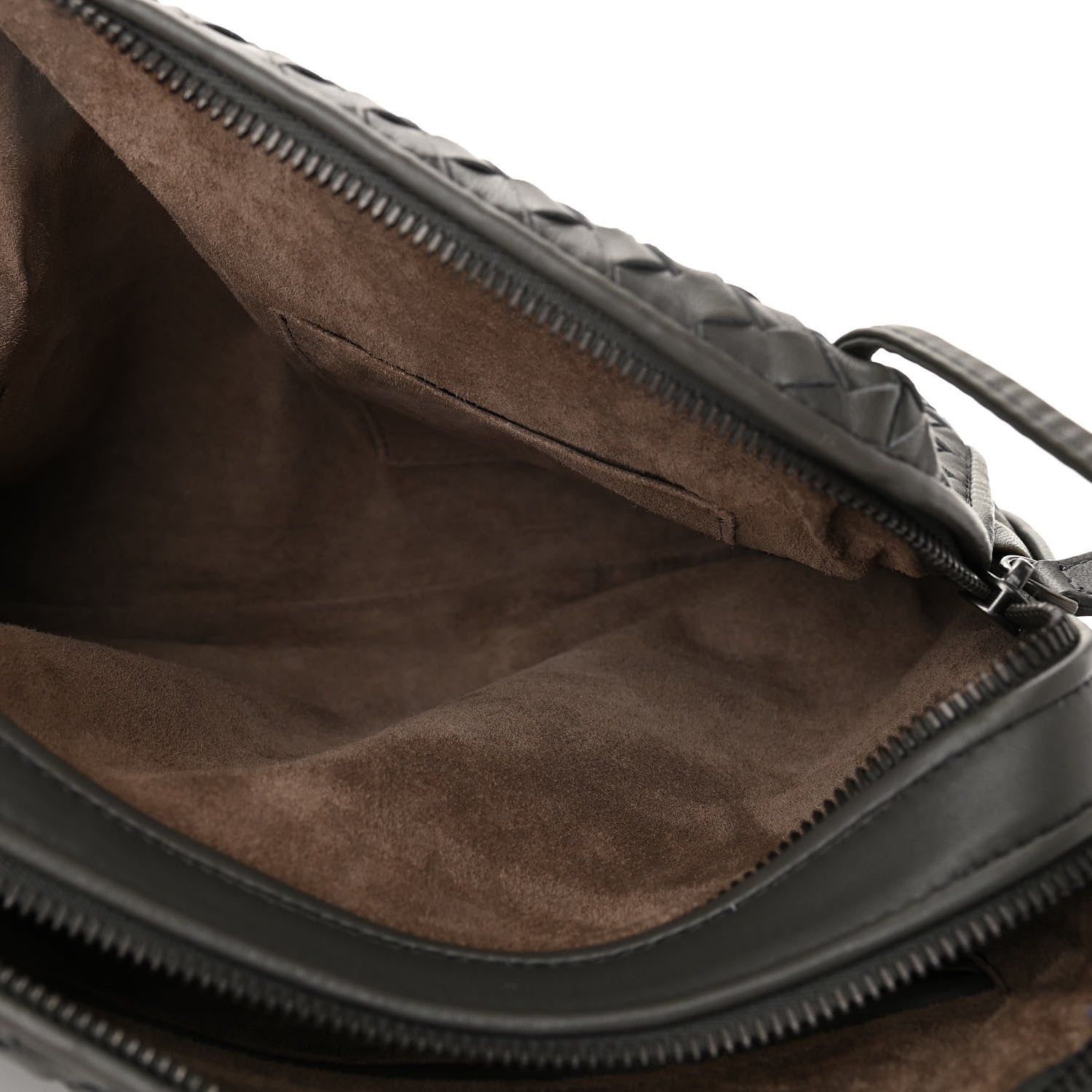 Bottega Veneta Nappa Intrecciato Crossbody Messenger Light Grey 6 of 12