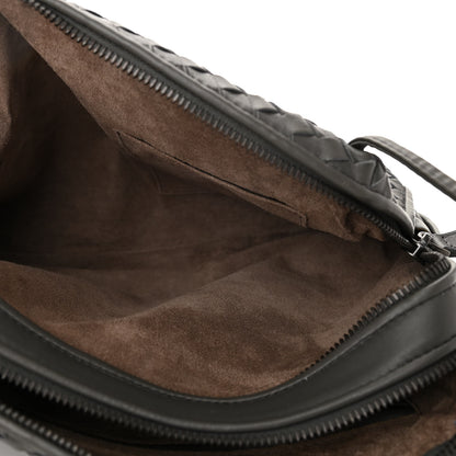 Bottega Veneta Nappa Intrecciato Crossbody Messenger Light Grey 6 of 12