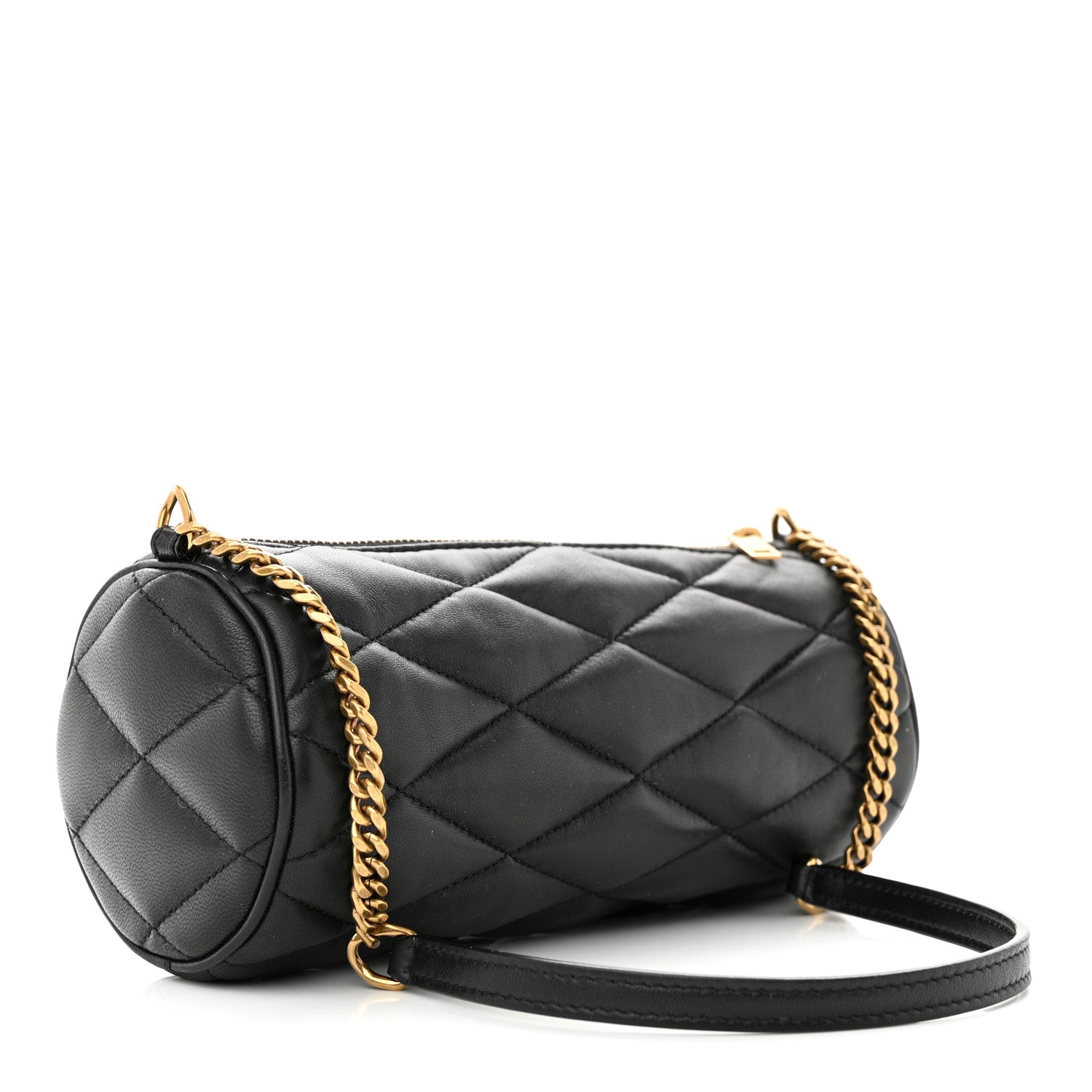 Saint Laurent Lambskin Monogram Mini Sade Tube Bag Black 3 of 10